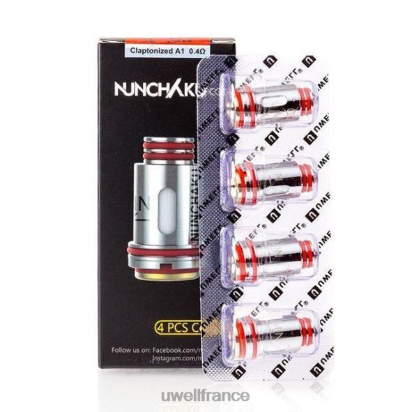 UWELL NUNCHAKU bobines (paquet de 4) | UWELL France 0,25 ohm 84P4N261