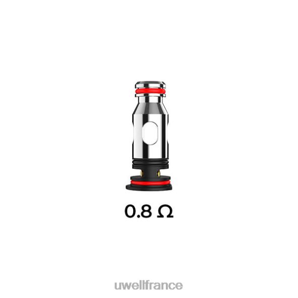 UWELL PA bobines de remplacement | UWELL Vape Price 0,8 ohm (paquet de 4) 84P4N83