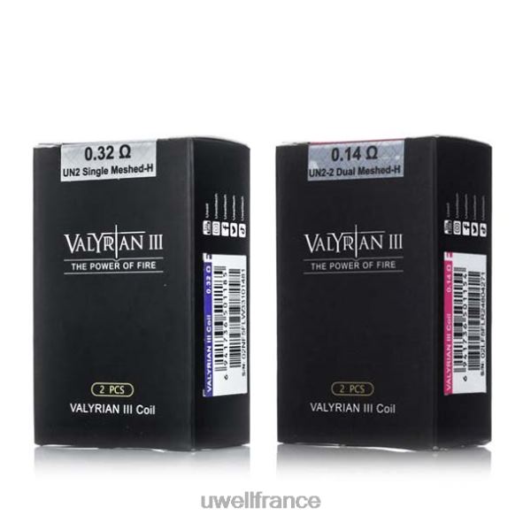 UWELL VALYRIAN 3 bobines de remplacement | Paquet de 2 | UWELL Vape Jetable fécrai 0.14ohm 84P4N20