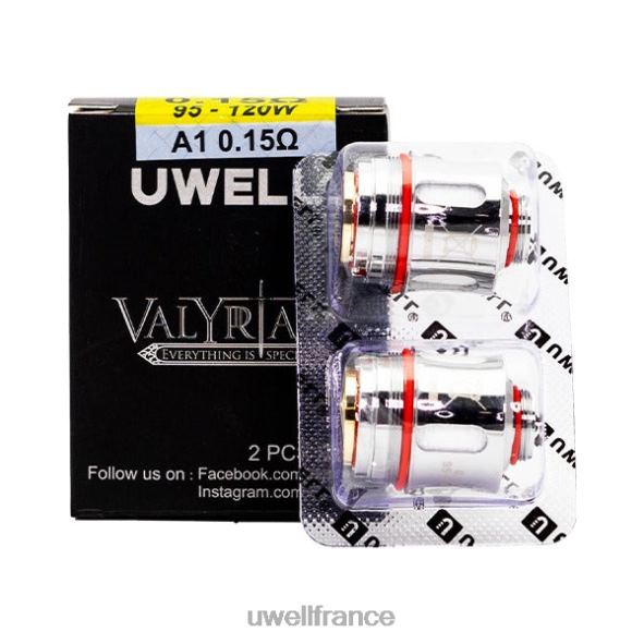 UWELL VALYRIAN bobine de remplacement (paquet de 2) | UWELL Vape Flavors a1 0,15 ohm 84P4N259