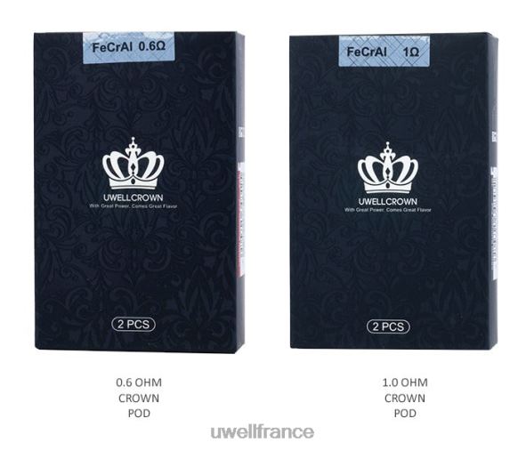 UWELL CROWN dosettes (paquet de 2) | UWELL Disposable Vape 0,6 ohm 84P4N265