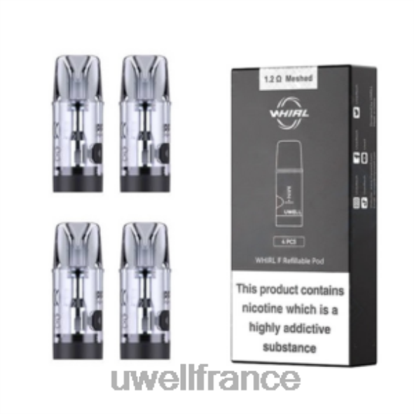 UWELL WHIRL F dosettes (paquet de 4) | UWELL Flavors 1,2 ohm 84P4N198