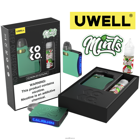 crl : cyan/flv : menthe poivrée 50 mg