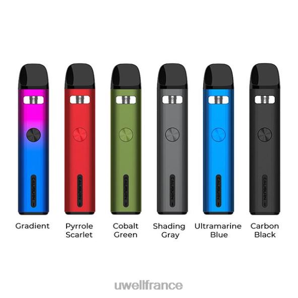UWELL CALIBURN G2 kit de dosettes | 18w | UWELL Marseille noir carbone 84P4N36