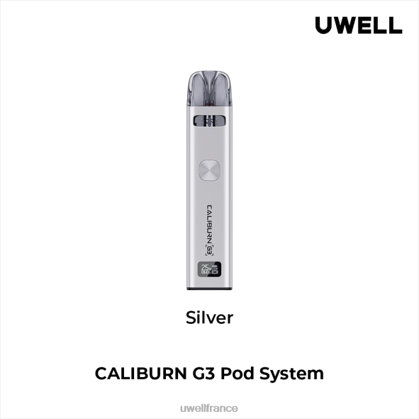 UWELL CALIBURN G3 trousse | UWELL Flavors argent 84P4N138