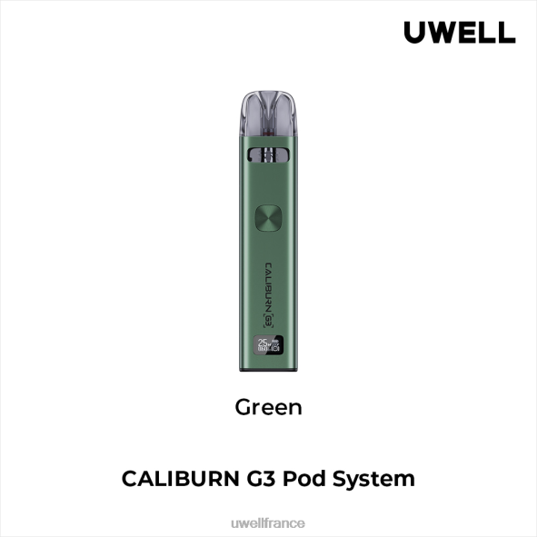 UWELL CALIBURN G3 trousse | UWELL Marseille vert 84P4N136