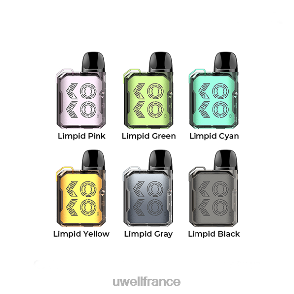 UWELL CALIBURN GK2 kit de dosettes | UWELL Vape Price jaune limpide 84P4N103