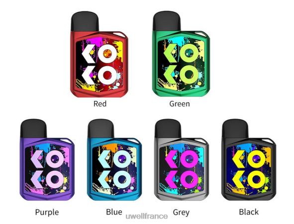 UWELL CALIBURN KOKO PRIME kit dosette 15w | UWELL Vape Jetable gris 84P4N180
