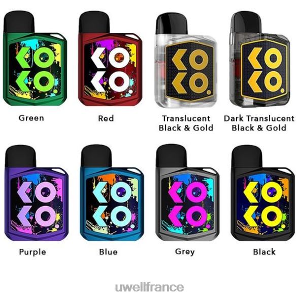UWELL CALIBURN KOKO PRIME kit dosette 15w | UWELL Vape Jetable gris 84P4N180