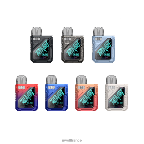 UWELL CALIBURN TENET GK3 système de kits de dosettes | UWELL Disposable Vape poudre bleue 84P4N225